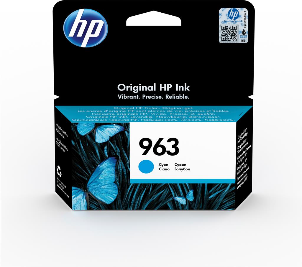 HP 963 Cyan Original Ink