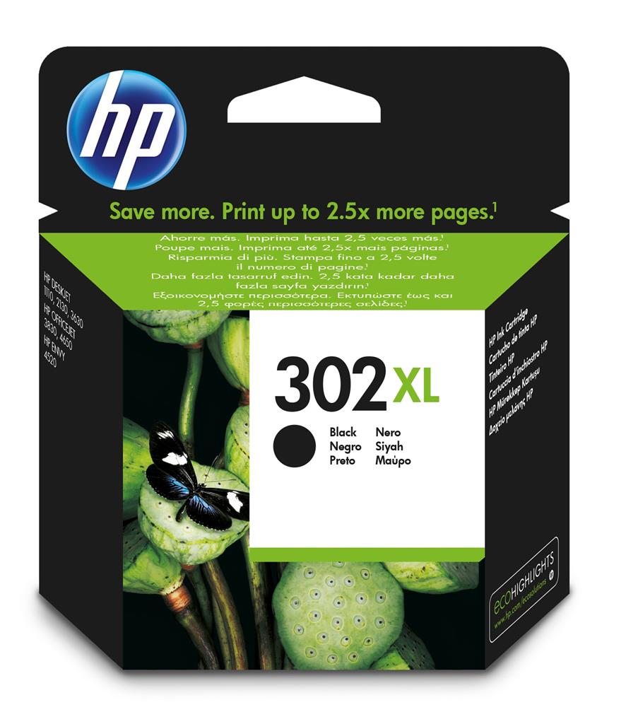 HP 302XL High Yield Black Ink