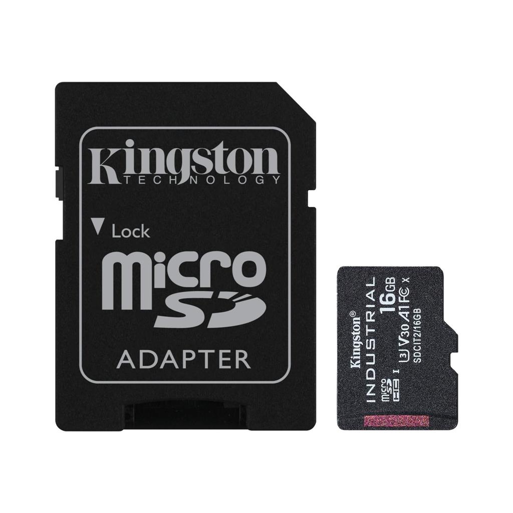 KT 16GB microSDHC Ind C10+ adp