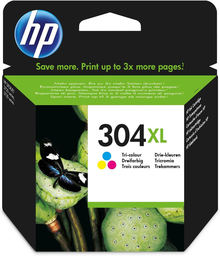 HP 304XL Tricolor Original Ink
