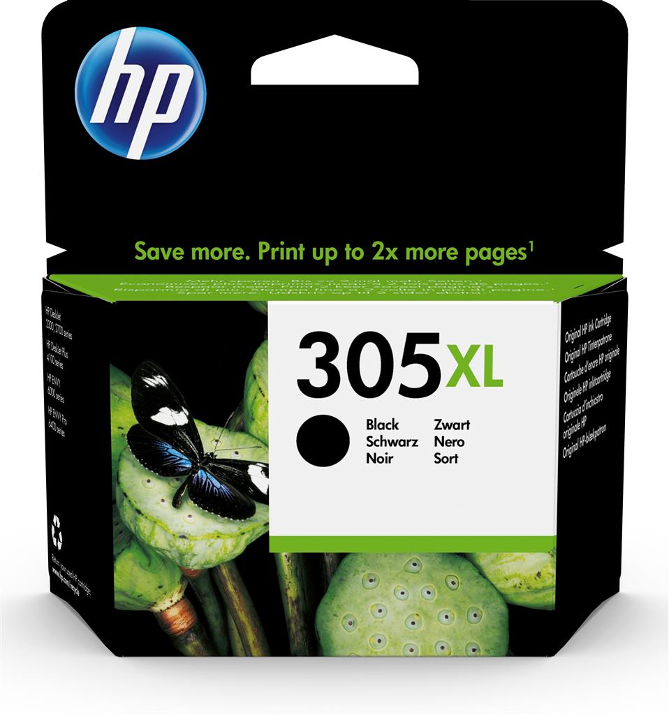 HP 305XL High Yield Black Ink