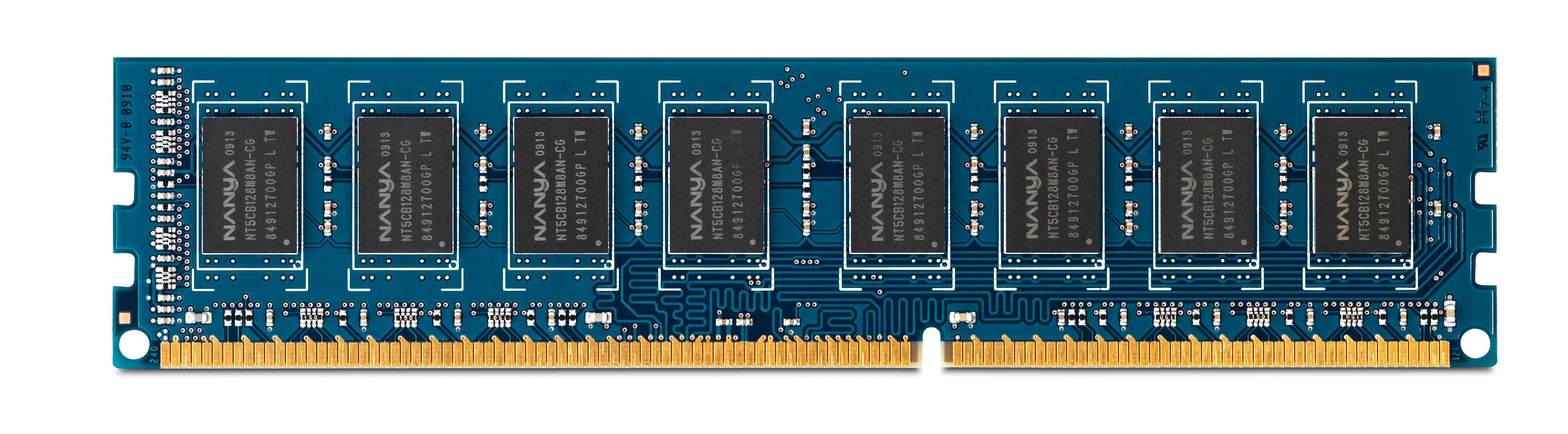 HP 4-GB PC3-12800 (DDR3-1600 MHz) DIMM Memory, 4 GB, 1 x 4 GB, DDR3, 1600 MHz, 240-pin DIMM