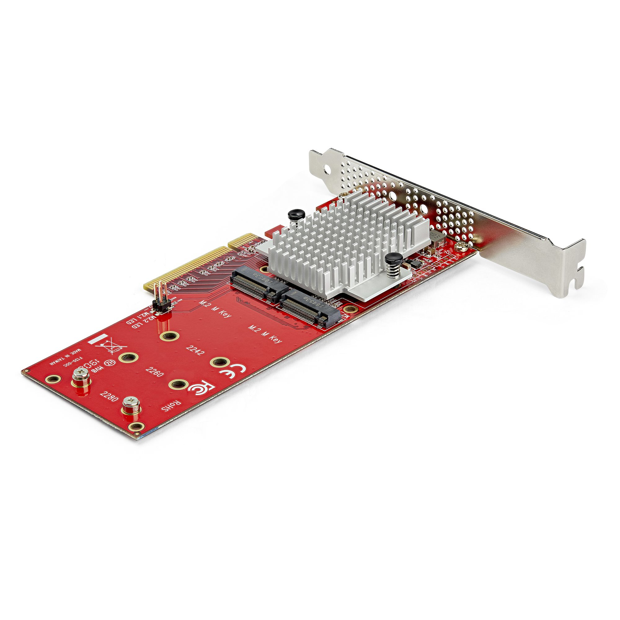 Adattatore X8 per 2 unita SSD PCIe M.2