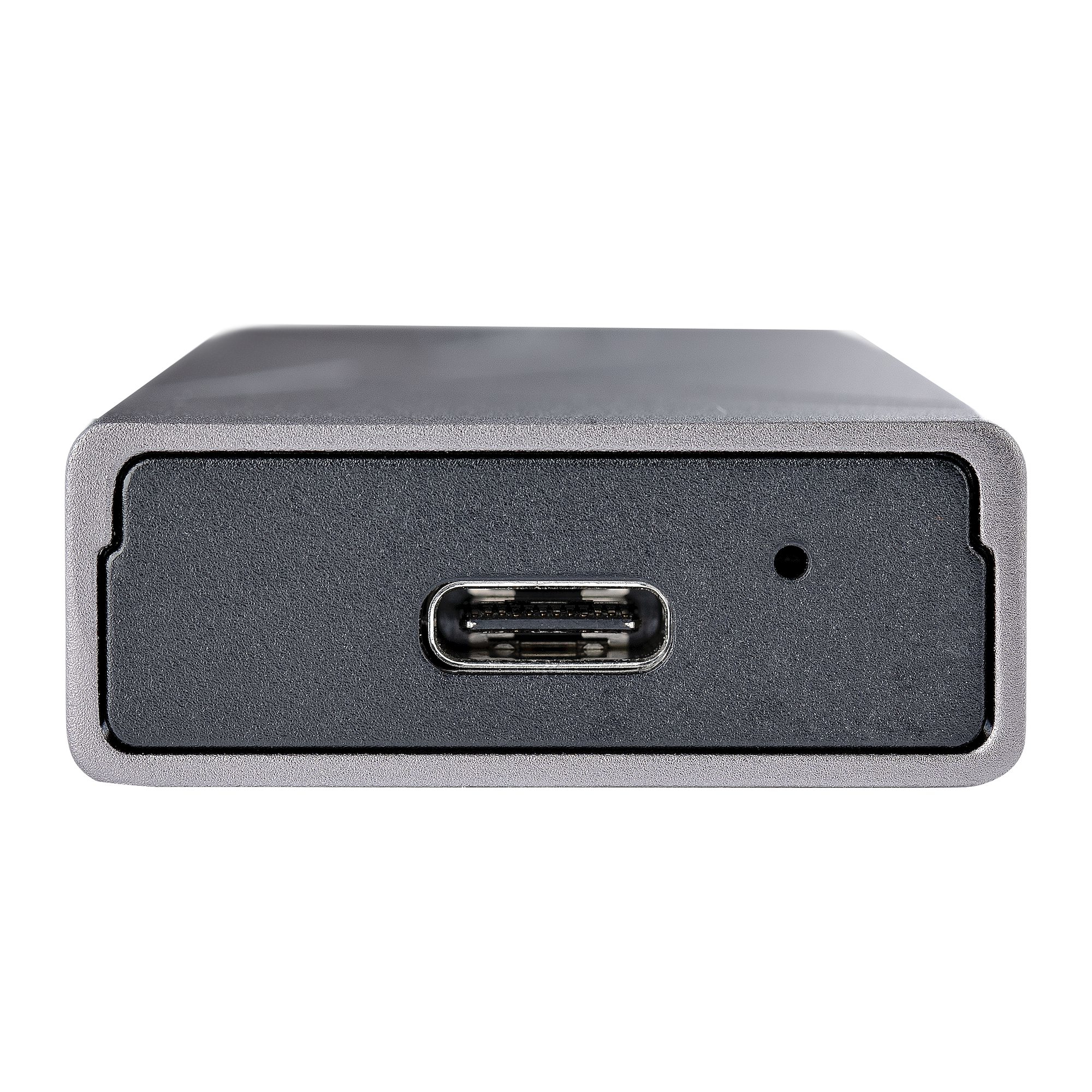 StarTech.com USB-C 10Gbps to M.2 NVMe or M.2 SATA SSD Enclosure - Tool-free External M.2 PCIe/SATA NGFF SSD Aluminum Case - USB Type-C&A Host Cables - Supports 2230/2242/2260/2280, SSD enclosure, M.2, M.2, 10 Gbit/s, USB connectivity, Grey