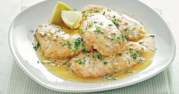 Scaloppina vitello al limone