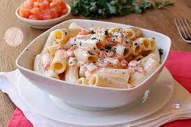 Pasta al salmone.