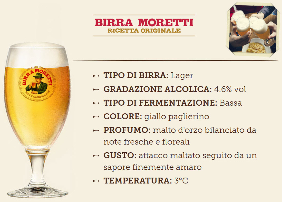 Birra alla spina moretti