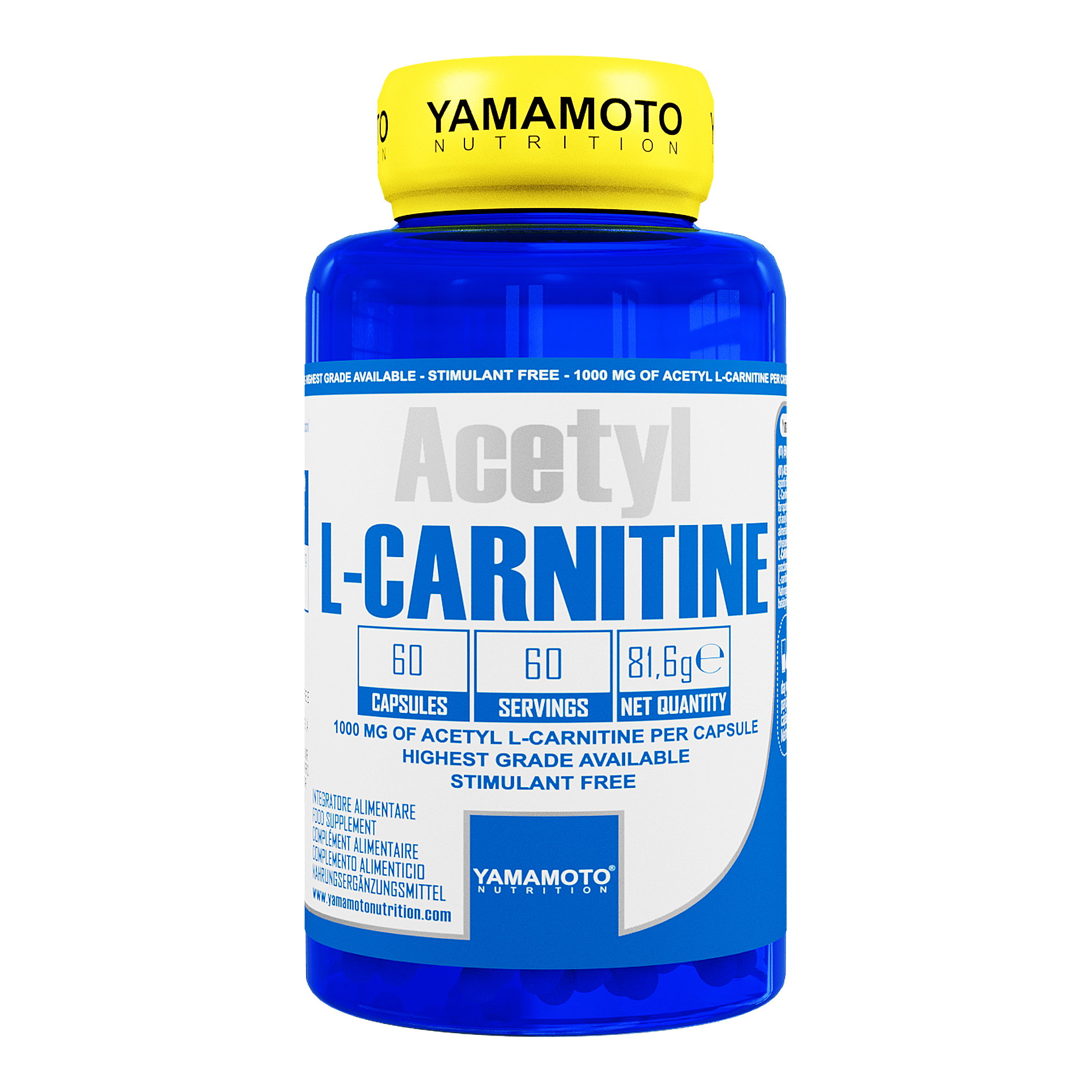 Acetyl L-CARNITINE 1000mg 60 capsule