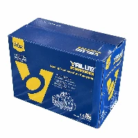 VALUE V-I220-R32 Pompa vuoto doppio stadio, adatta anche per R32 e A2L, portata 51 litri/minuto, motore 1/3 HP, grado di vuoto 2 x10(-2) mbar - 0,02 mbar/2 Pa/15 micron - con elettrovalvola e vacuometro