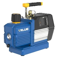VALUE VP8DSV Pompa Vuoto a doppio stadio adatta per refrigeranti A1 e A2L (incluso R32), con display digitale - portata 226 L/min (8 CFM), 15 Micron - dotata di vacuometro digitale wireless VMV1S, per misurazione anche da remoto