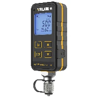 VALUE VP8DSV Pompa Vuoto a doppio stadio adatta per refrigeranti A1 e A2L (incluso R32), con display digitale - portata 226 L/min (8 CFM), 15 Micron - dotata di vacuometro digitale wireless VMV1S, per misurazione anche da remoto