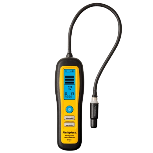 DRX3 - Cercafughe portatile di perdite refrigerante - classificato ATEX, a diodo riscaldato con monitor LCD - Rapporto di taratura incluso