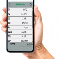 Analizzatore di combustione Tecnocontrol Boston X 2 sensori e stampante disponibile anche con sensore NO