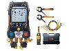 Testo smart kit 557s (manifold, pinze, sonda vuoto, valigia, kit 4 fruste con rubinetto)