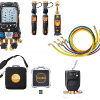 Testo smart kit 557s + fruste + testo 560i con bilancia digitale per refrigeranti e valvola smart