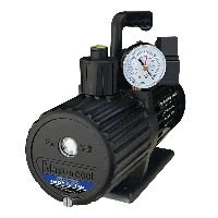POMPA VUOTO BISTADIO 340 lit/min CON ELETTROVALVOLA E VACUOMETRO