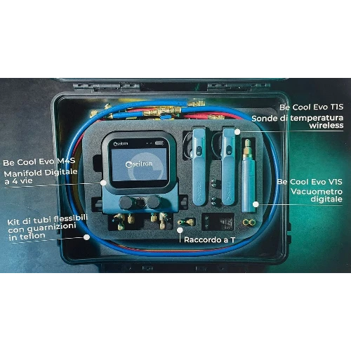 BE COOL EVO M4S - Gruppo manometrico a 4 vie con Rapporto di Taratura
