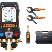 Testo 558s - Manifold digitale smart con sonde per il vuoto e la temperatura senza fili
