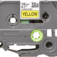 TZE-641 NASTRO BROTHER 18MM N/G