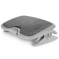 Kensington SmartFit SoleMate Plus Footrest, Black, Grey, 0 - 20, 45 cm, 35 cm, 8.89 cm, 12.7 cm