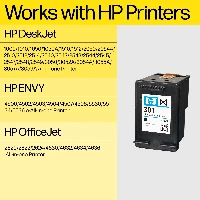 CH563EE/ABE CARTUCCIA NERA HP 301XL
