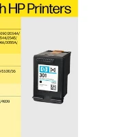 CH563EE/ABE CARTUCCIA NERA HP 301XL
