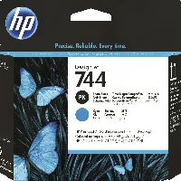 F9J86A HP 744 PHOTO NERO/CIANO PRIN
