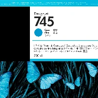 F9K03A HP 745 300ML CIANO INK