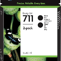 P2V31A HP 711 80ML NERO 2-PACK