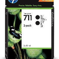 P2V31A HP 711 80ML NERO 2-PACK