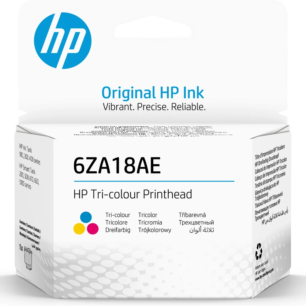 6ZA18AE HP TRI-COLOR PRINTEHEAD