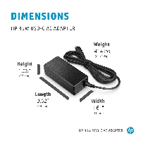 HP USB-C AC ADAPTER 45W-ABERLOUR