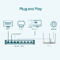 SWITCH 8 GIGABIT VLAN QOS IGMP