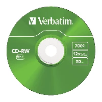 43167 5 CDRW 700MB 12X COLOUR SURF