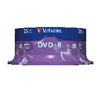 43500 SPINDLE 25 DVD+R 16X 120'VERB