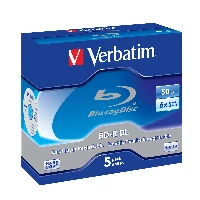 43748 KIT 5BD-R DL 6X 50GB PK JC