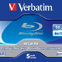 43748 KIT 5BD-R DL 6X 50GB PK JC