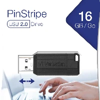 49063STORE'N'GO PINSTRIPE 16GB NERA