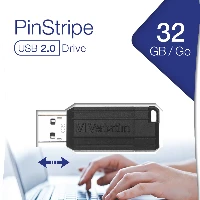 49064STORE'N'GO PINSTRIPE 32GB NERA