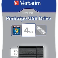 49061 STORE'N'GO PINSTRIPE 4GB NERA