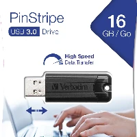 49316STORE'N'GO PINSTRIPE 16GB NERA