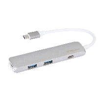 VERBATIM USB-C HUB WITH HDMI GREY