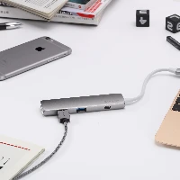 VERBATIM USB-C HUB WITH HDMI GREY