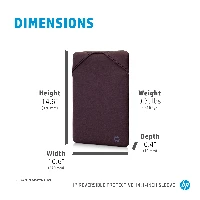 HP PROTECTIVE REVERS 14GREY/MAUVE