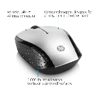 HP 200 RED WIRELESS MOUSE