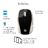 HP 200 GOLD WIRELESS MOUSE