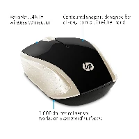 HP 200 GOLD WIRELESS MOUSE