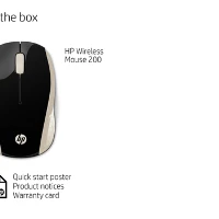 HP 200 GOLD WIRELESS MOUSE