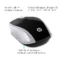 HP 200 SILVER WIRELESS MOUSE