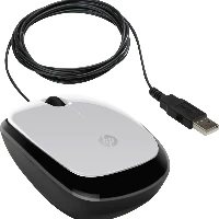 HP WIRED MOUSE X1200 SILVER
